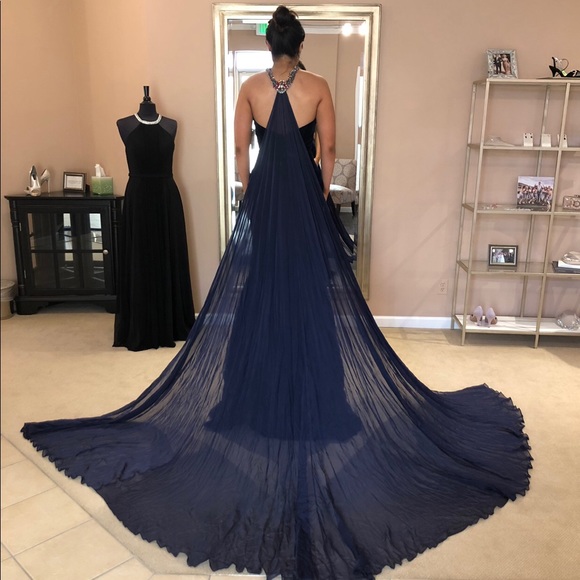 Custom Sherri Hill Couture- Worn Once - Picture 3 of 8